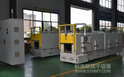 熱烈祝賀安徽航大智能科技有限公司與耐美特集團(tuán)上海分公司成功簽約2臺(tái)新能源汽車電機(jī)產(chǎn)品涂膠后膠水固化熱套冷卻通道加熱隧道爐34萬元！